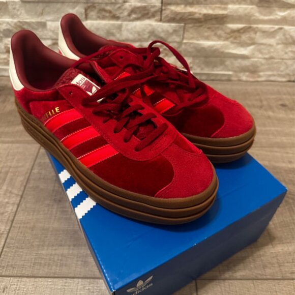 NWT !! - ADIDAS - Original Women's Gazelle BOLD Shoes - SIZE: 8.5 - Picture 9 of 11